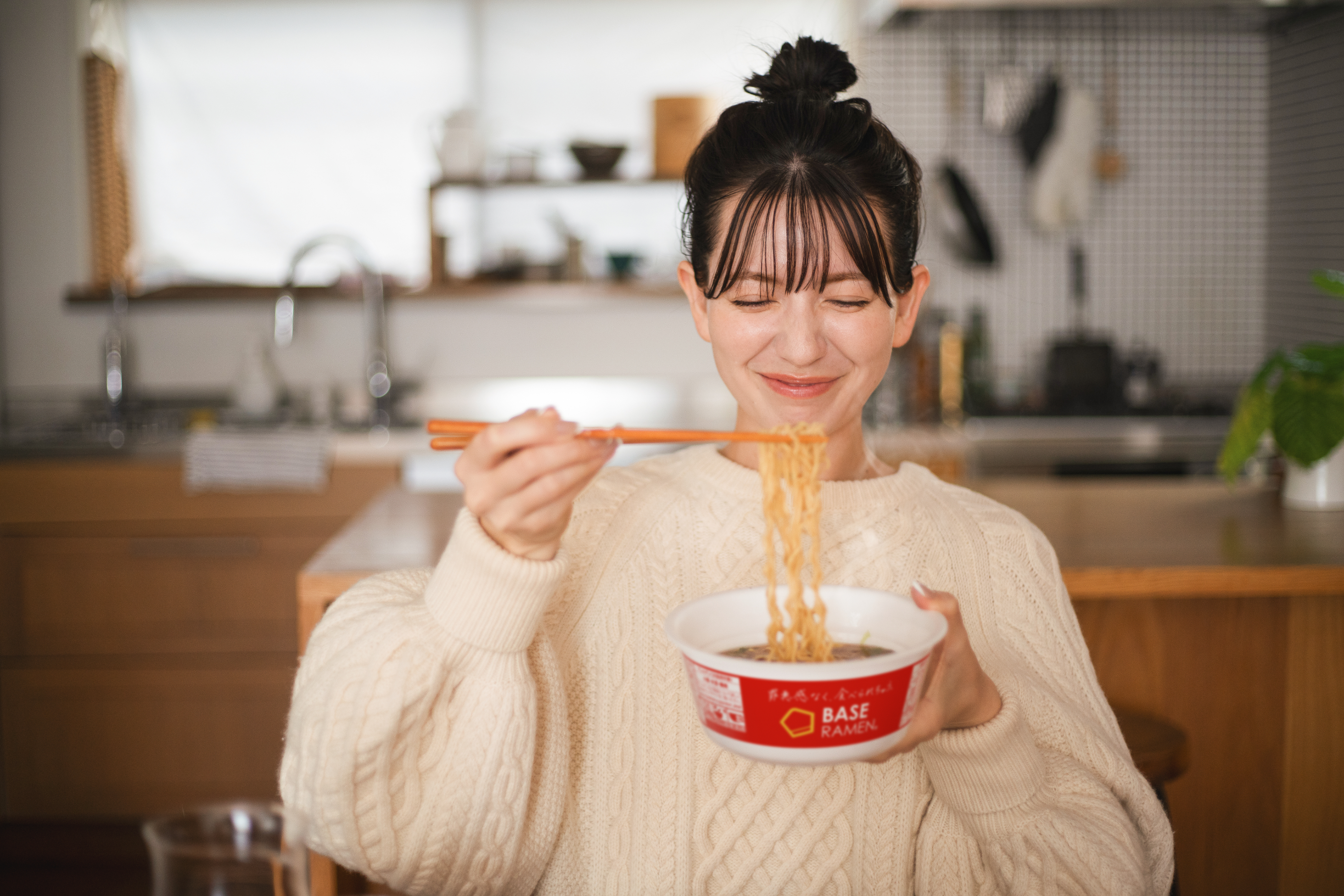 Logo on colored background